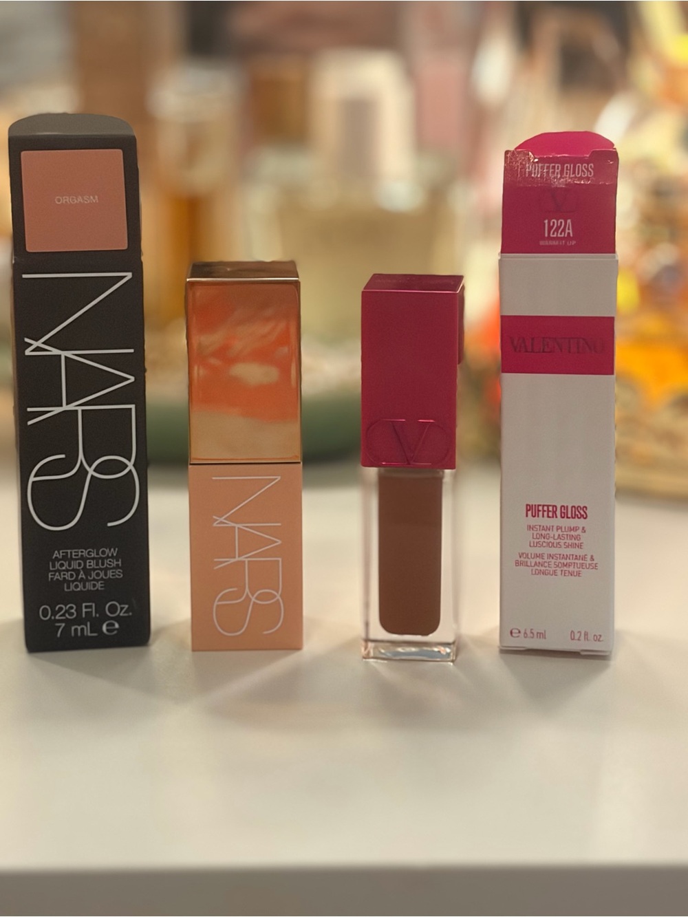 NARS Afterglow Liquid Blush Valentino Puffer Gloss